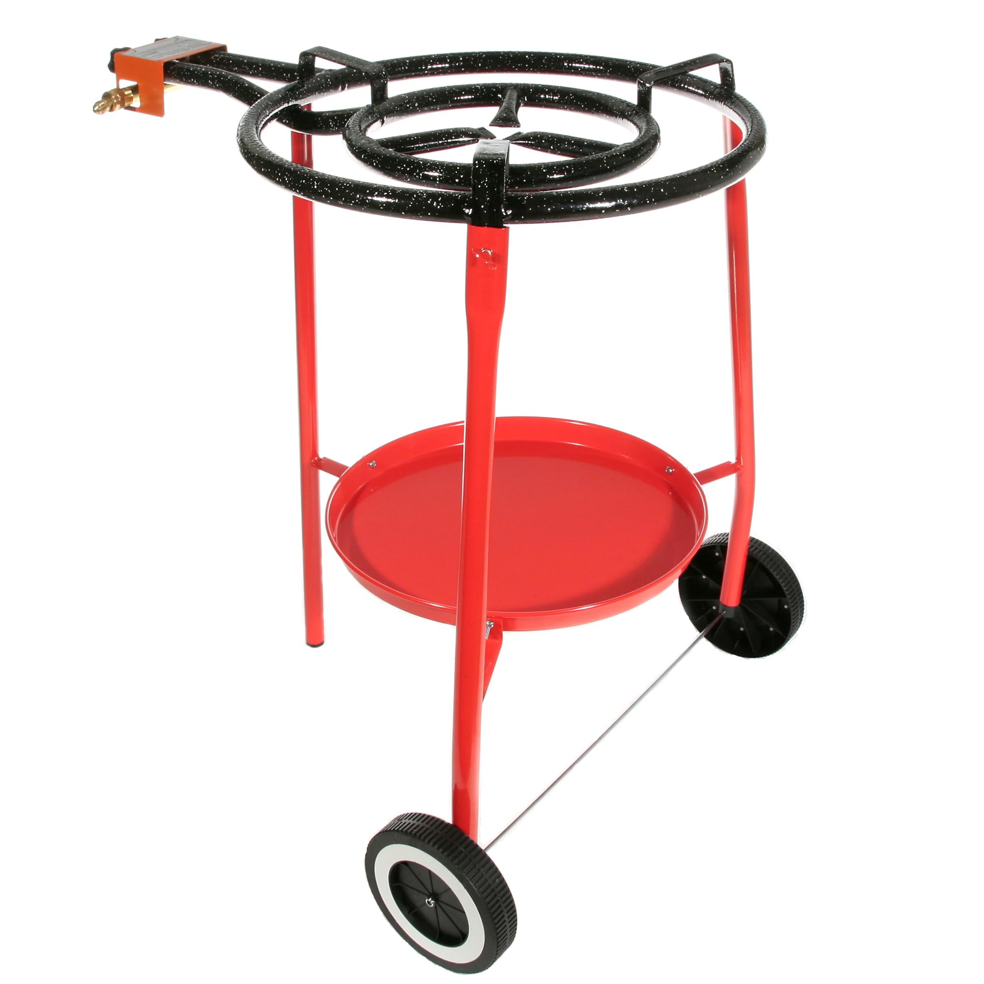 Kit de cuisson à paella Garcima sur roulettes avec poêle de 46 cm