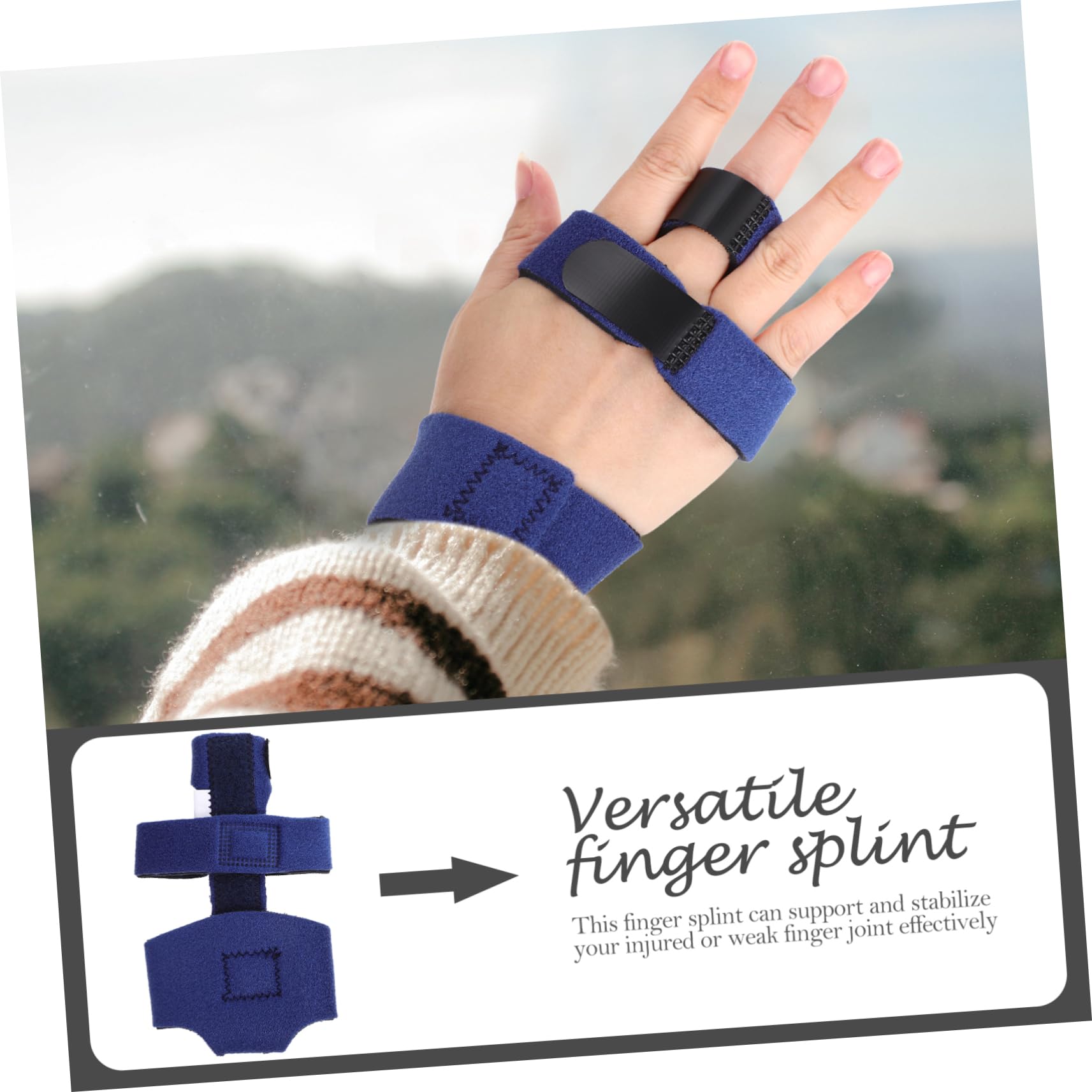 NOLITOY 3pcs Splint Brace Daily Supply Fixing Belt Protector Injured Cover