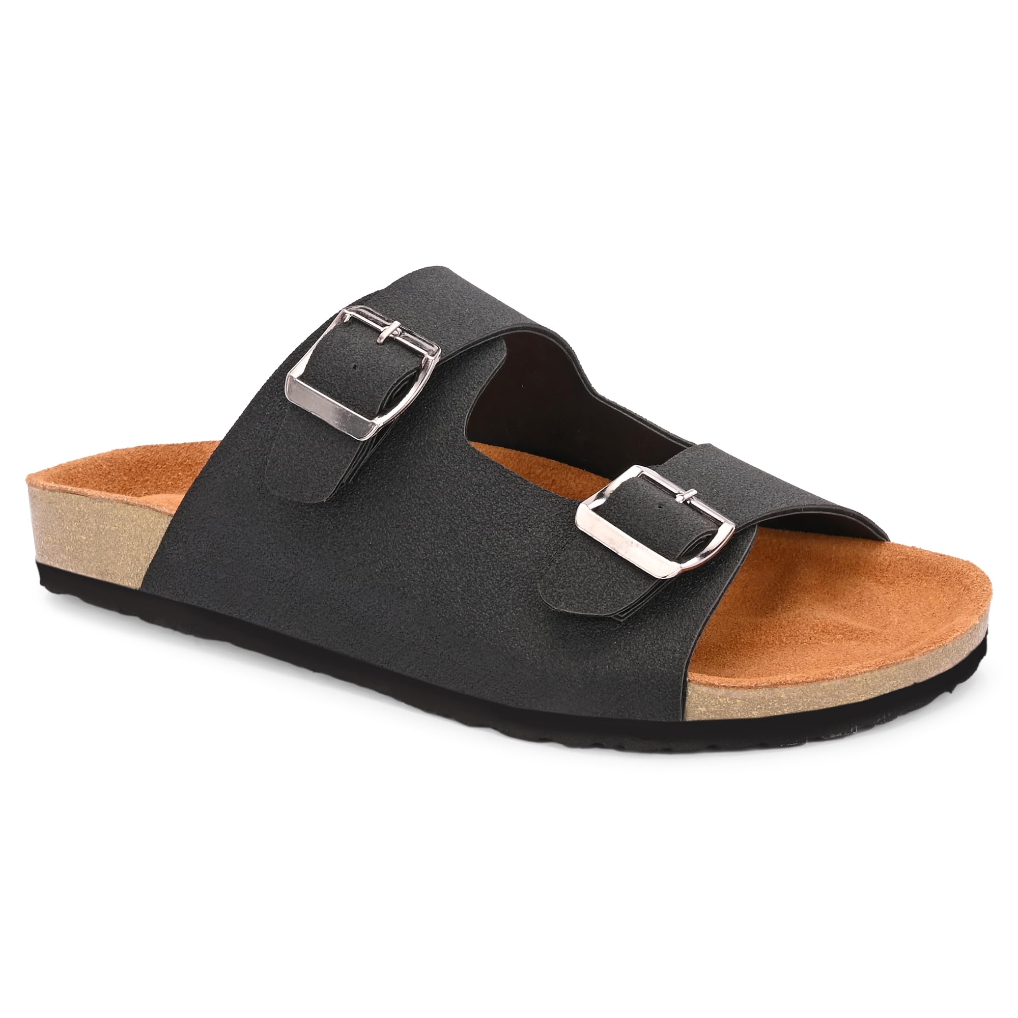 KASTAVA KS-150 Synthetic Comfort Buckle Casual Daily Wear Sandal for Men-picture-20