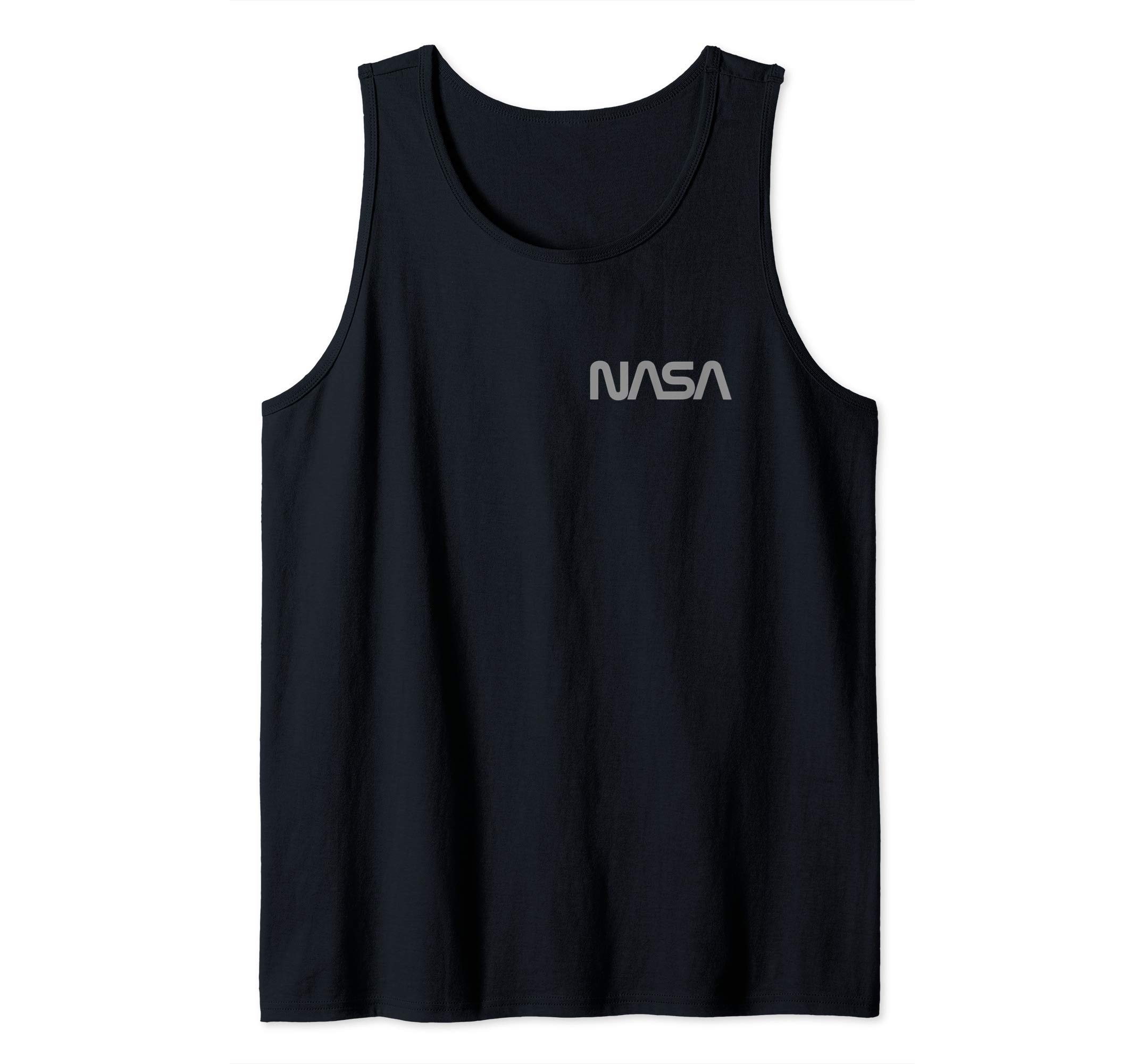 NASA - National Aeronautics and Space ApparelNASA Vintage Worm Logo Design (grey) - NASA Space Tank TopOEKO-TEX STANDARD 100