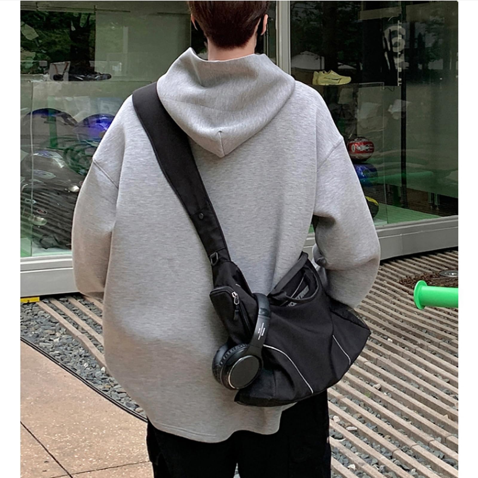 Moda Clásica Sudaderas con Capucha Sólidas Sudaderas con Capucha Primavera Otoño Calle Alta Hip Hop Suelta De Gran Tamaño Unisex Sudadera con Capucha Streetwear Jersey Top