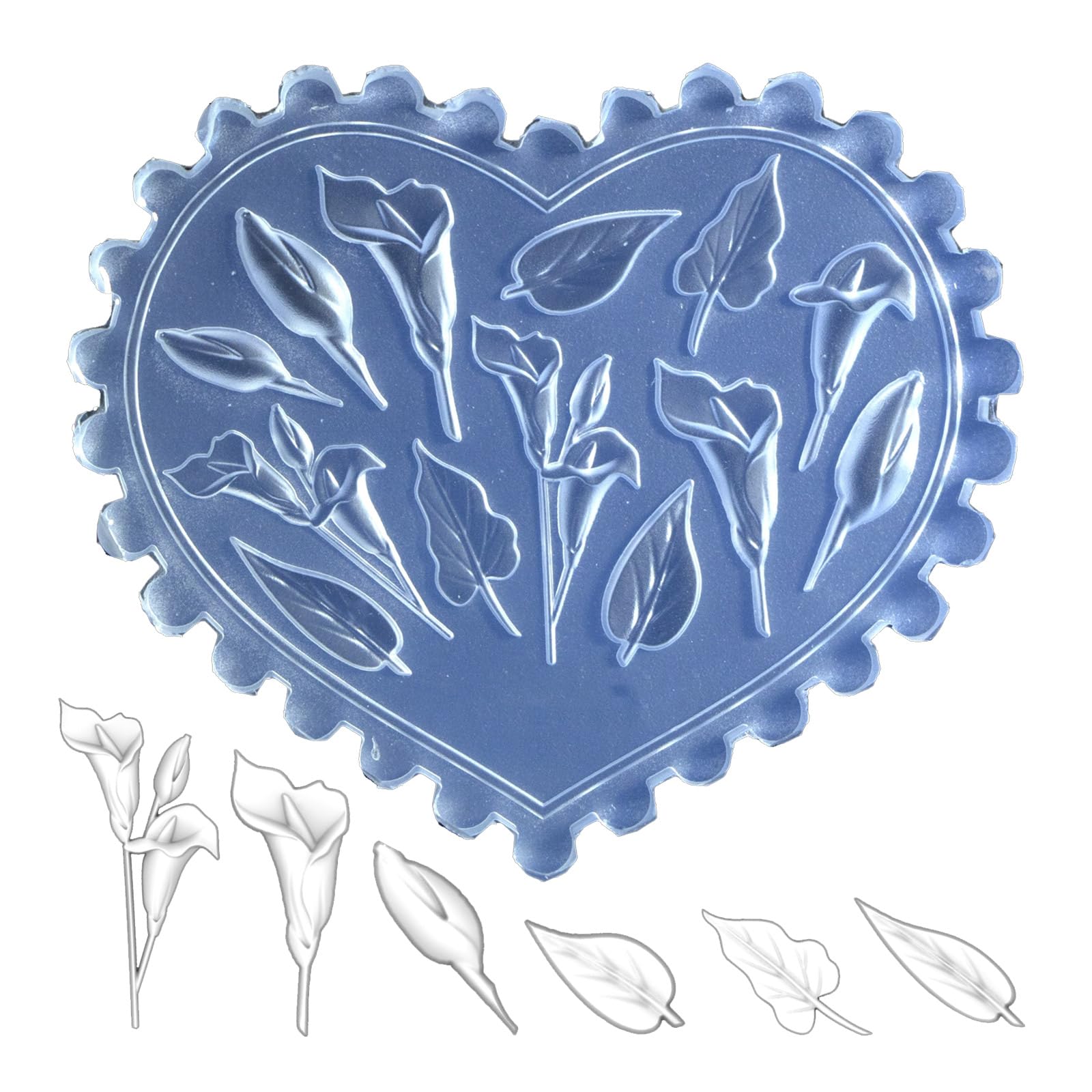 Creative Nails Art Moule en silicone pour créer facilement des motifs et des designs - Matériaux souples - S'adapte à différentes formes d'ongles