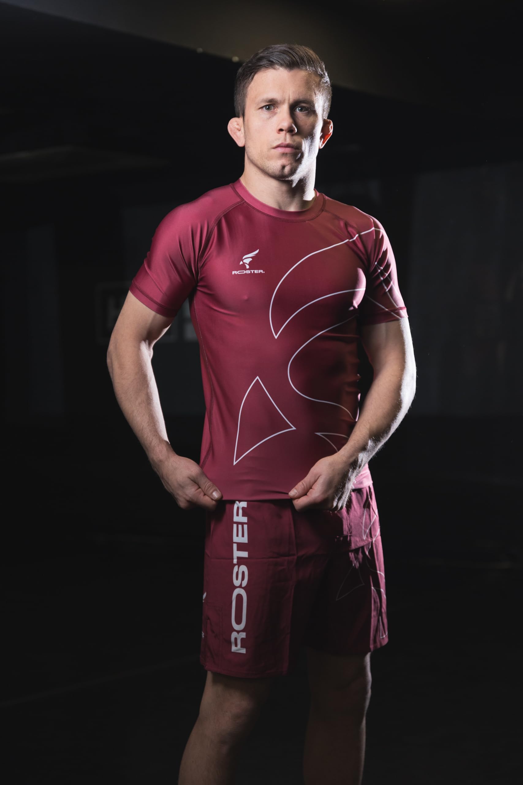 ROSTER. BJJ - Pantaloncini da allenamento, MMA, boxe, kick boxing, unisex