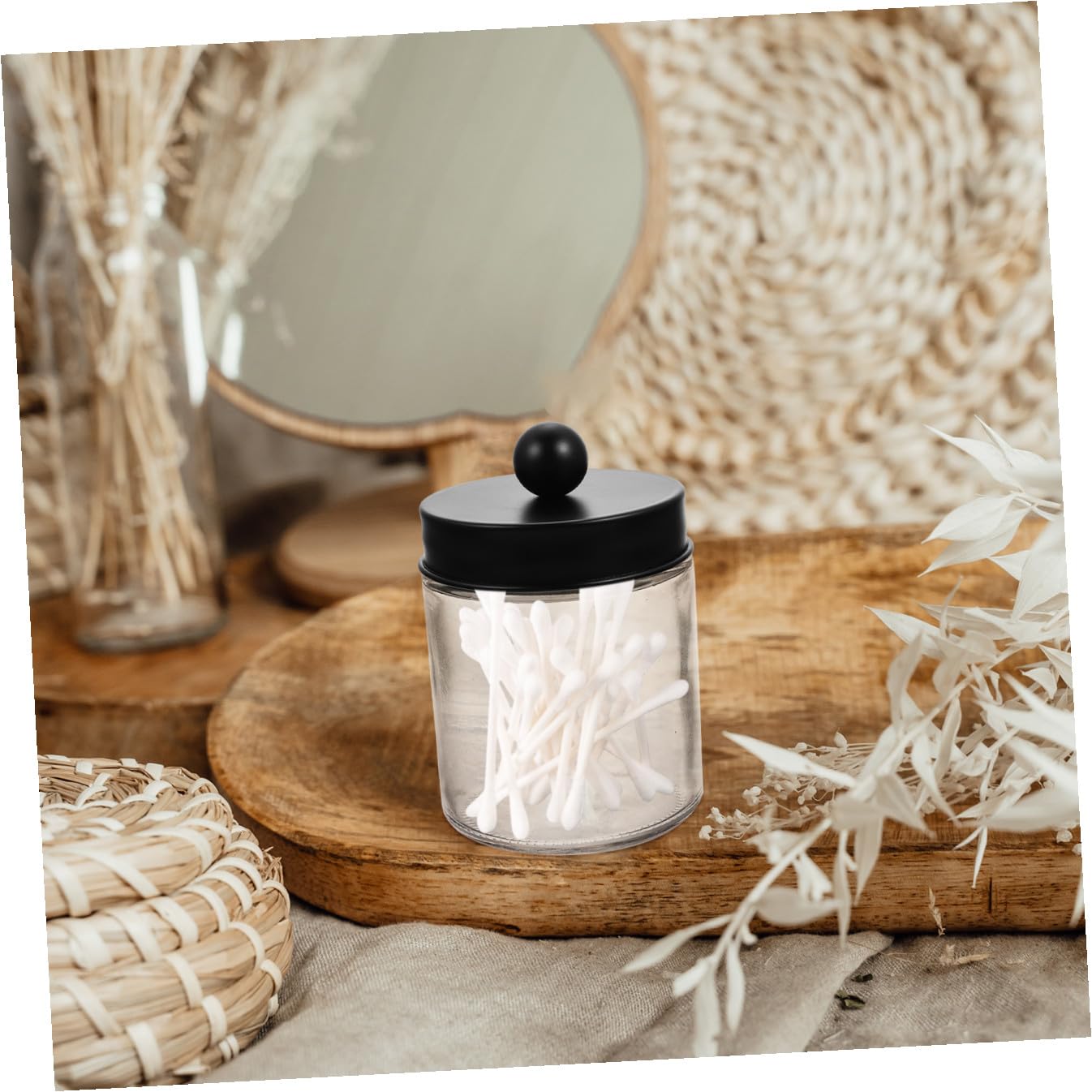 3 Stück Transparentes Aufbewahrungsglas aus Glas mit Edelstahldeckel