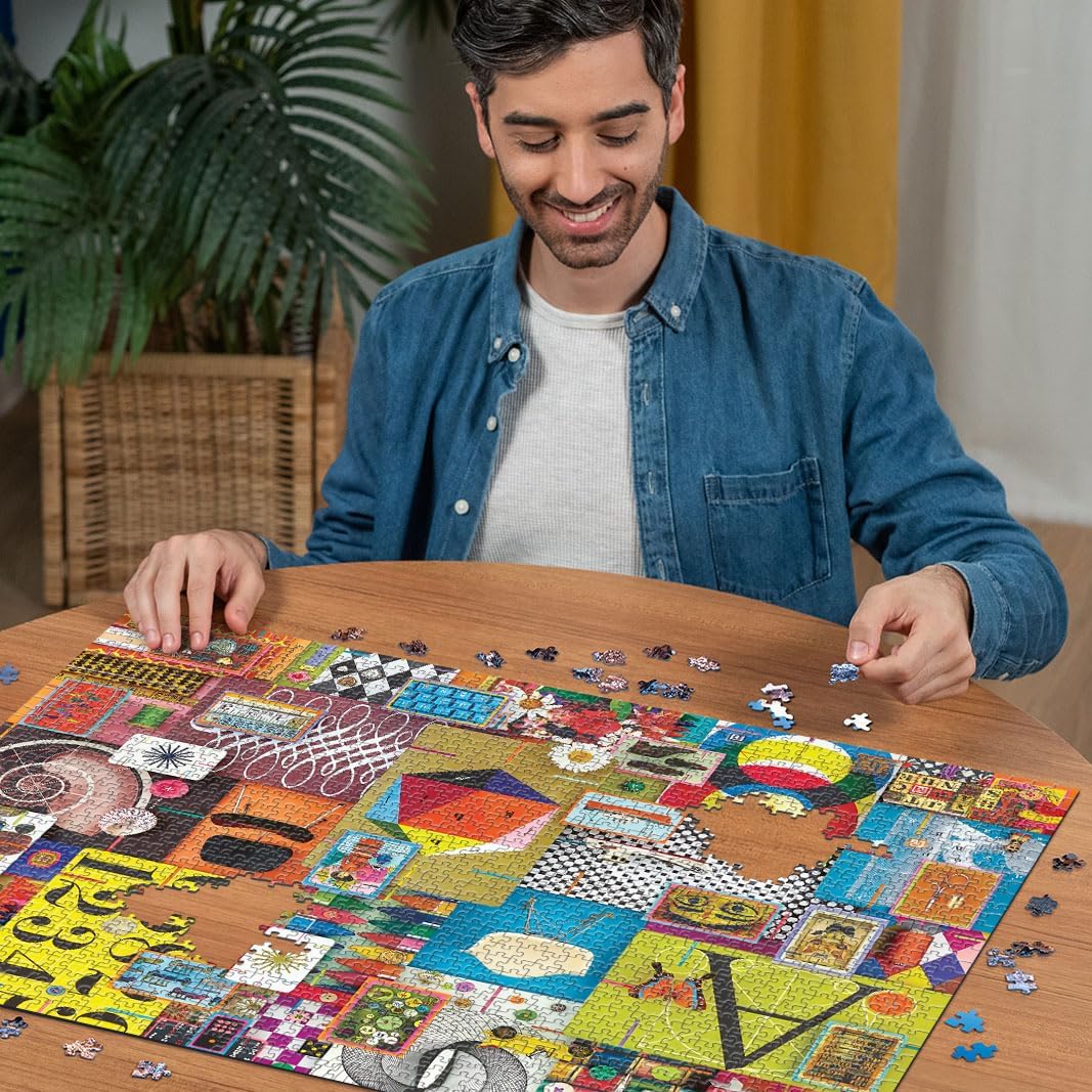 Ravensburger Eames House of Cards 1500 Piece Jigsaw Puzzle for Adults - 12000428 - Handcrafted Tooling, Made in Germany, Every Piece Fits Together Perfectly