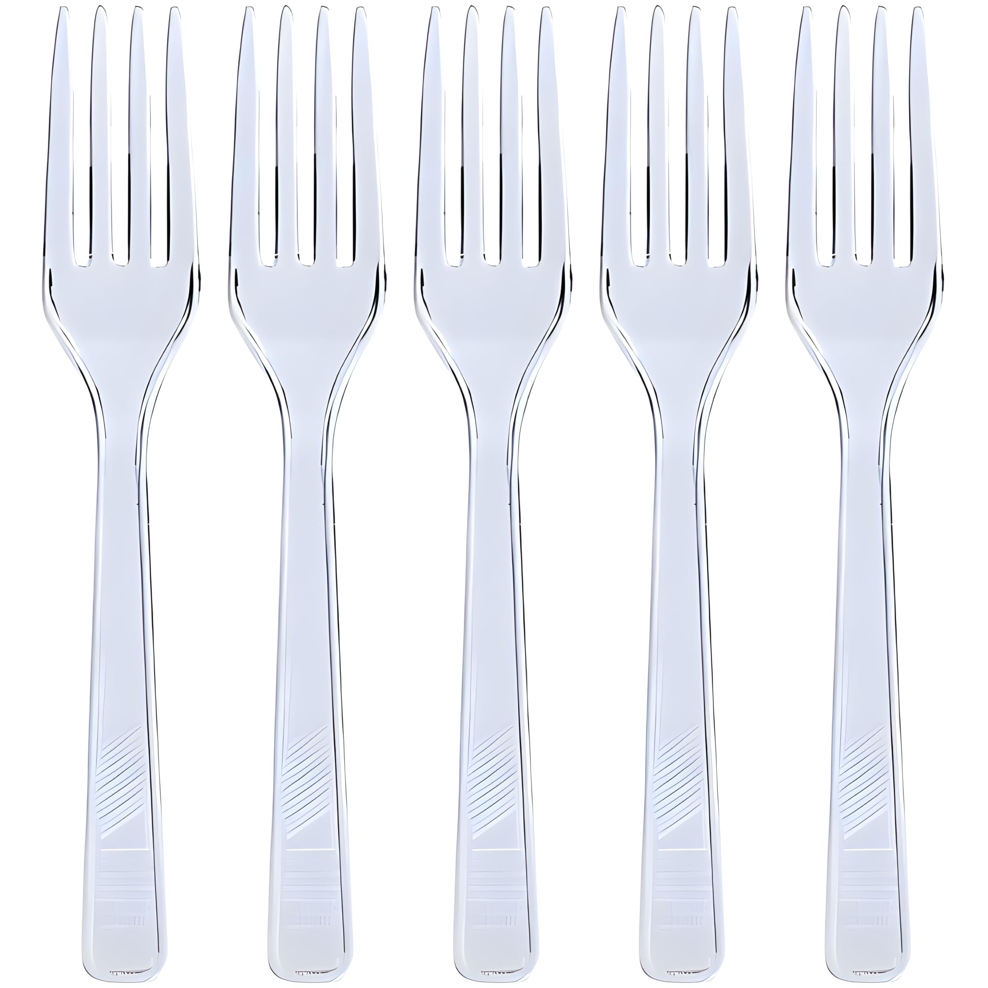 Clear Plastic Forks (48 Count) - Premium Quality, Heavy-Duty Disposable Cutlery, Perfect for Parties, Catering & Everyday Use