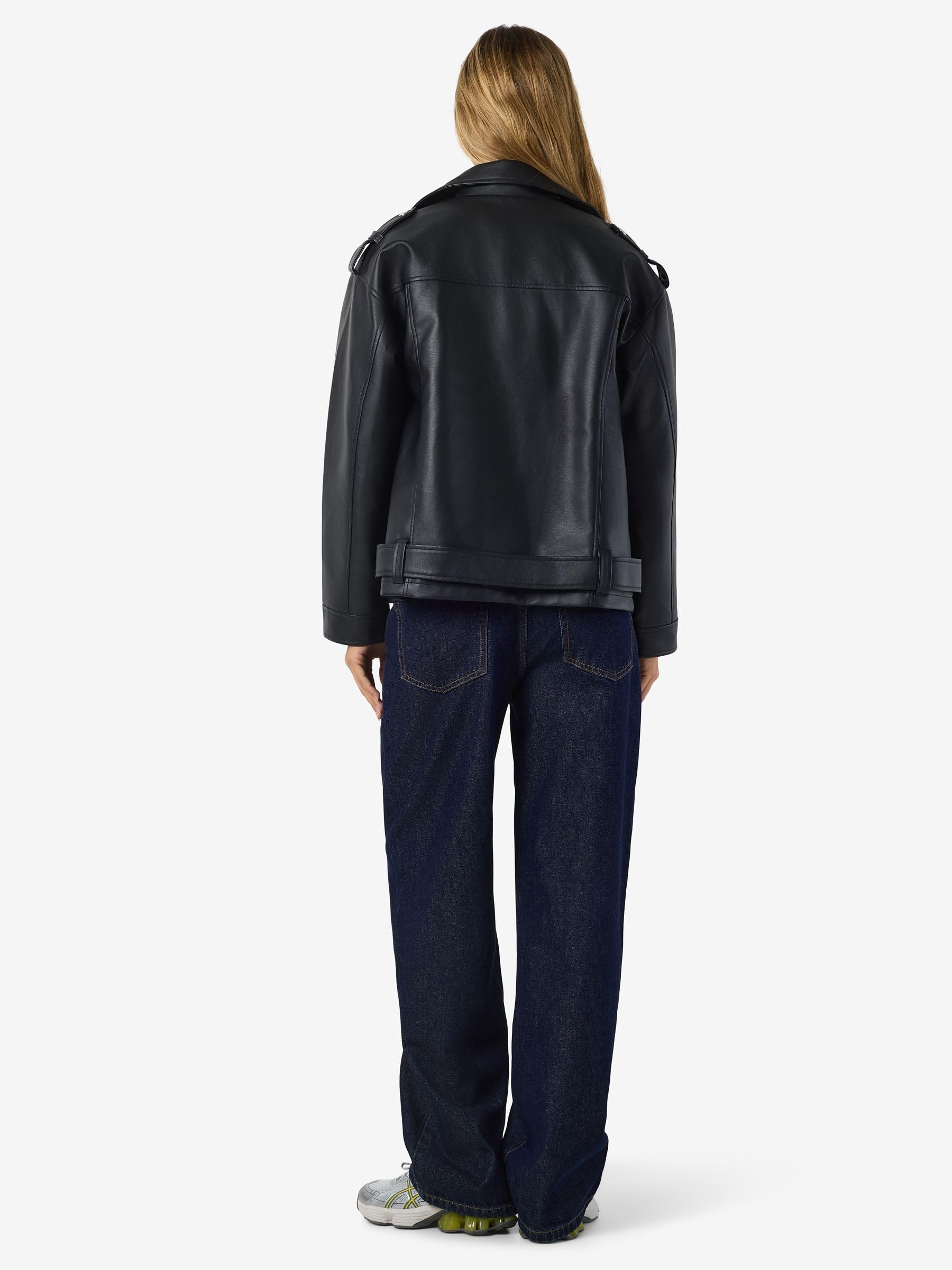 Noisy May Nmpaulina Noos - Giacca Da Motociclista Oversize Giacca in ecopelle Donna