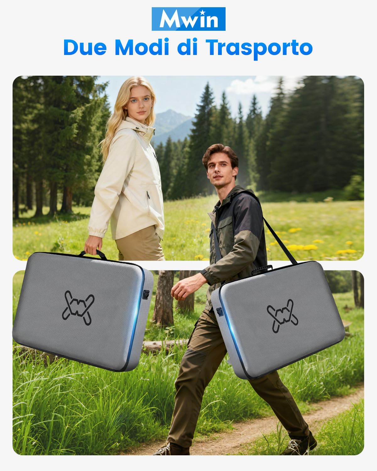 Mwin Custodia Trasporto per Starlink Gen 3 - Accessorio Borsa Antishock/Impermeabile per Antenna V3, Custodia Viaggio Portatile, Ideale per Camper & Outdoor, Protegge il tuo Kit Starlink Gen 3