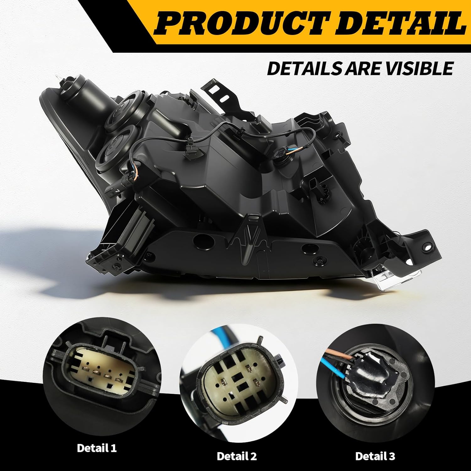 Headlight Assembly Driver Side Halogen Compatible with Expedition XLT Limitated 2018 2019 2020 w/Bulbs Left Headlamp JL1Z13008J