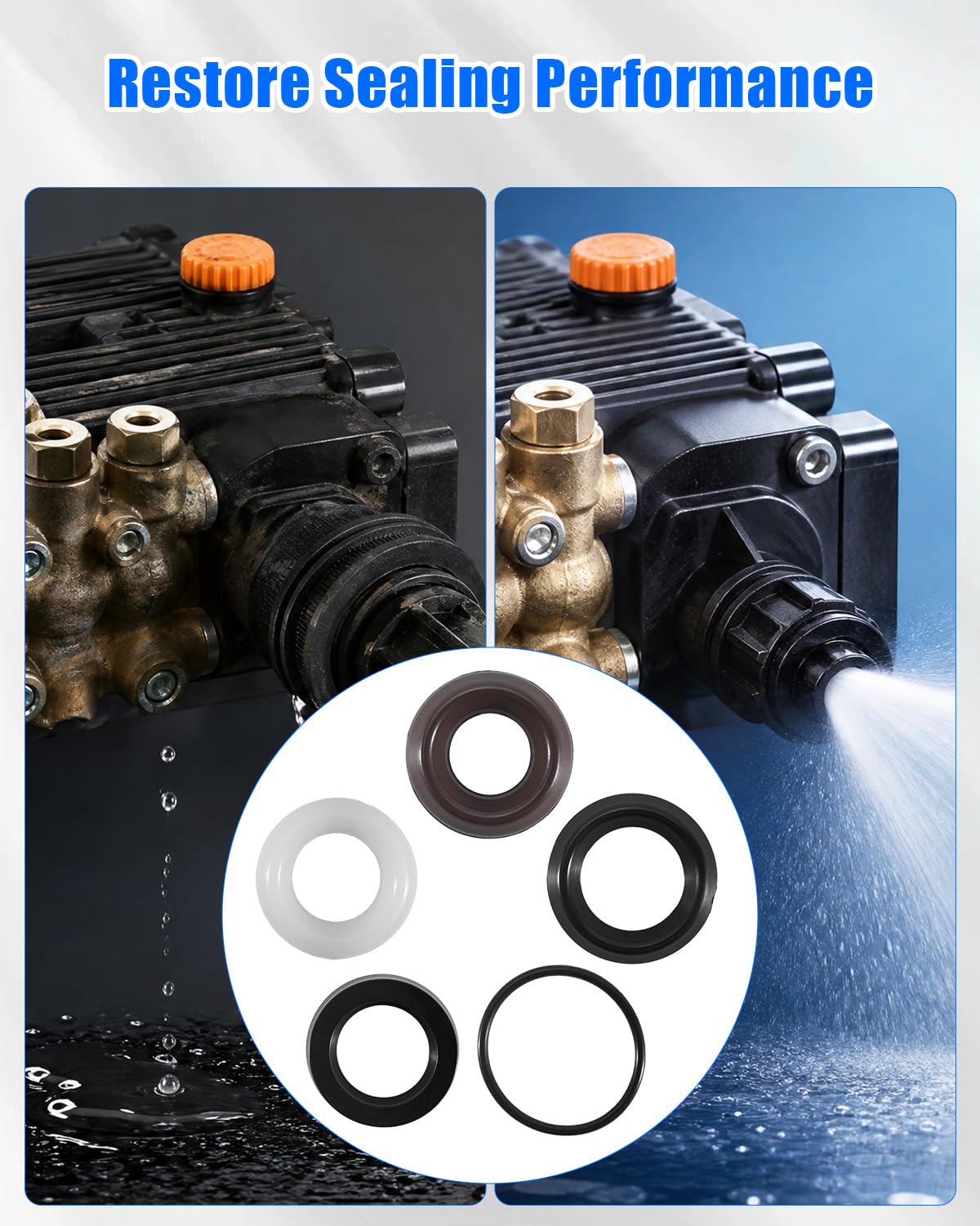 5019006400 Verpackungswasserdichtungs-Set, passend für Comet ZWD 2535 G