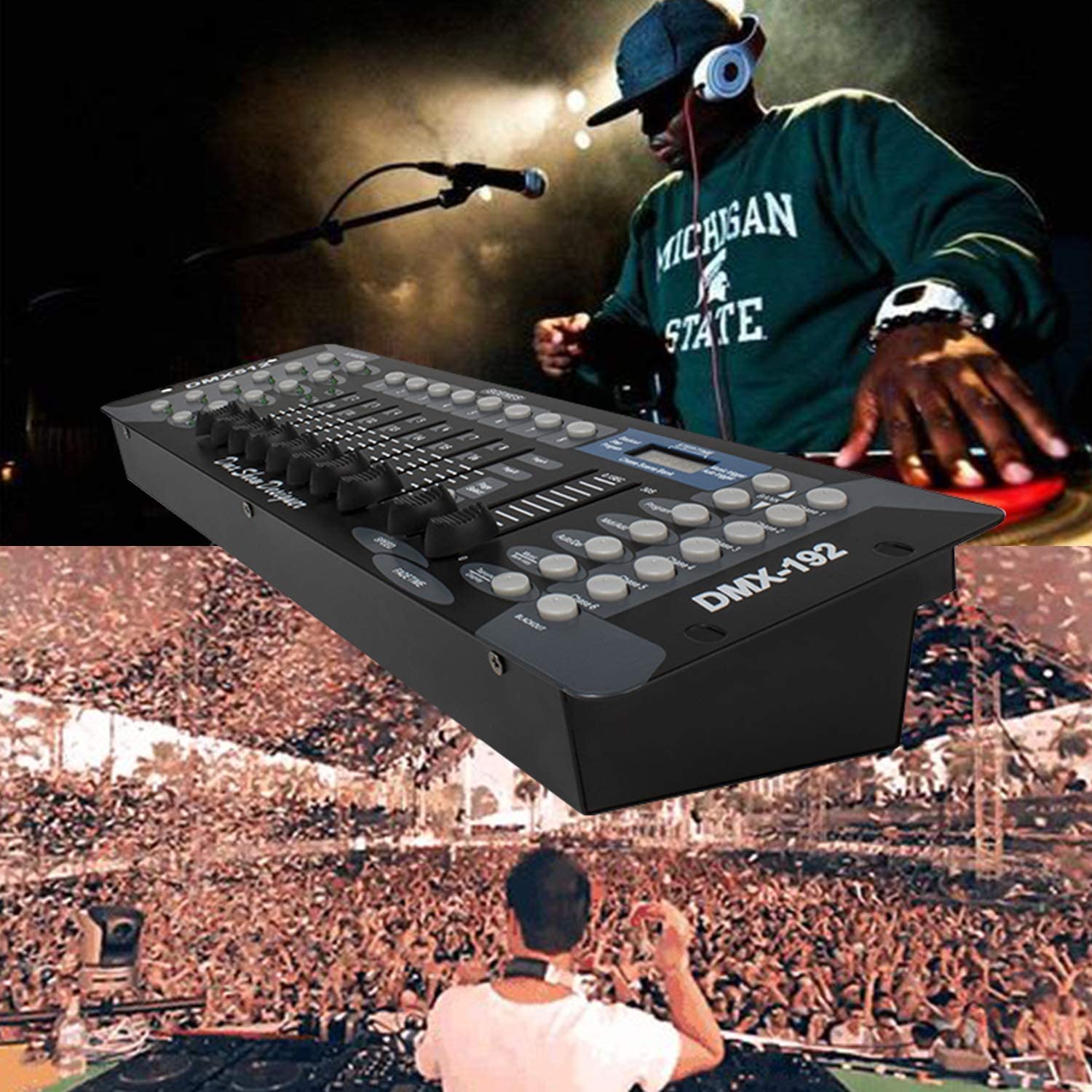 Amazon.com: SHEHDS 192 DMX DJ Controller LCD Display DMX