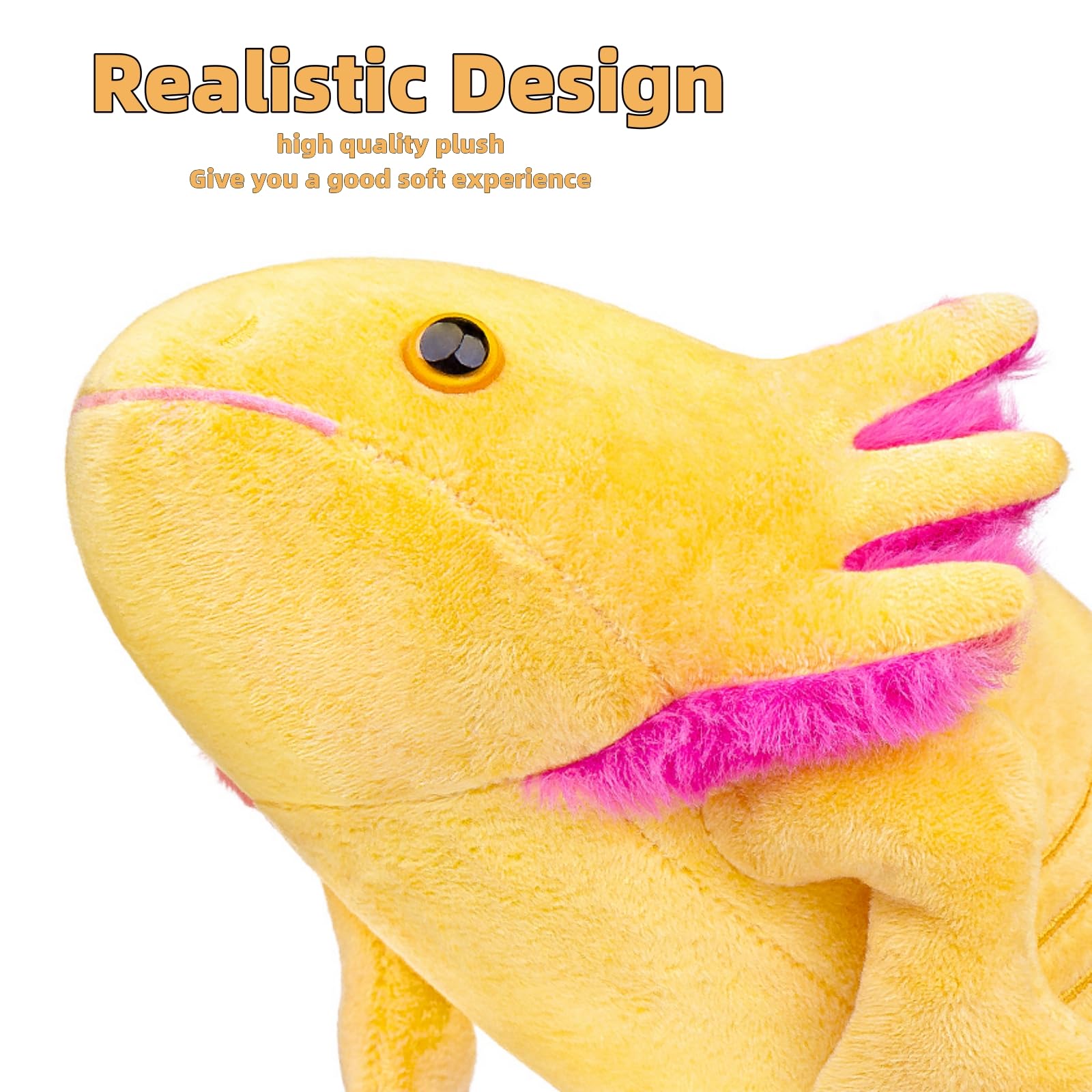 Amazon.com: FRANKIEZHOU Giant Axolotl Plush-Yellow,31.5