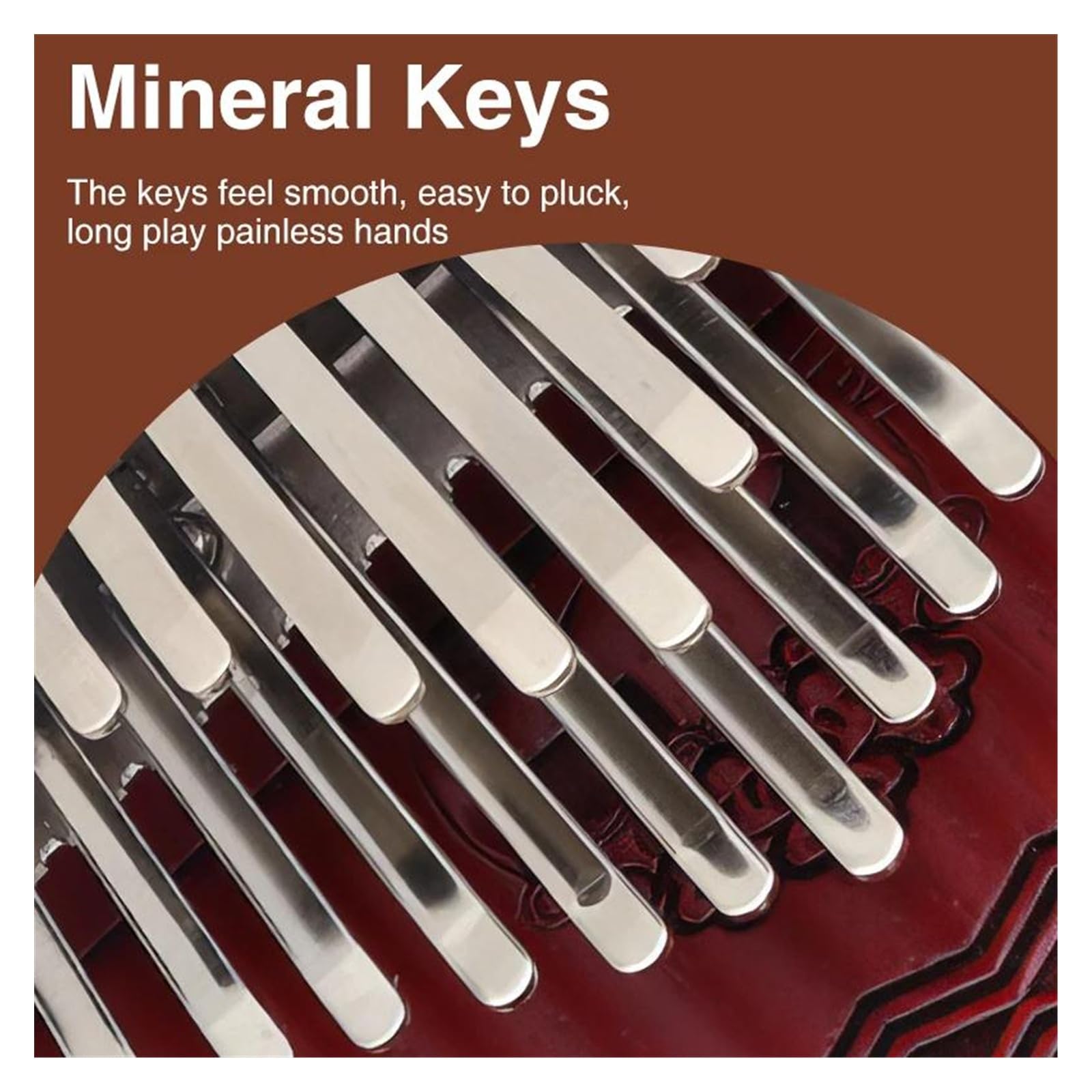 kalimba Profesjonalny instrument fortepianowy Kalimba 34 Tone dla początkujących(Hill River)
