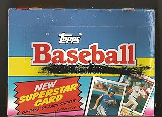 1989 Topps Baseball Yearbook Sticker Box - 48 Packs of 5 Stickers