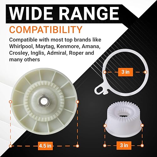 Miniatura 2 de BlueStars Pieza de repuesto mejorada W10721967 Splutch Cam - Compatible con lavadoras Whirlpool y Kenmore - Reemplaza AP5951296 W10006356 W10315818