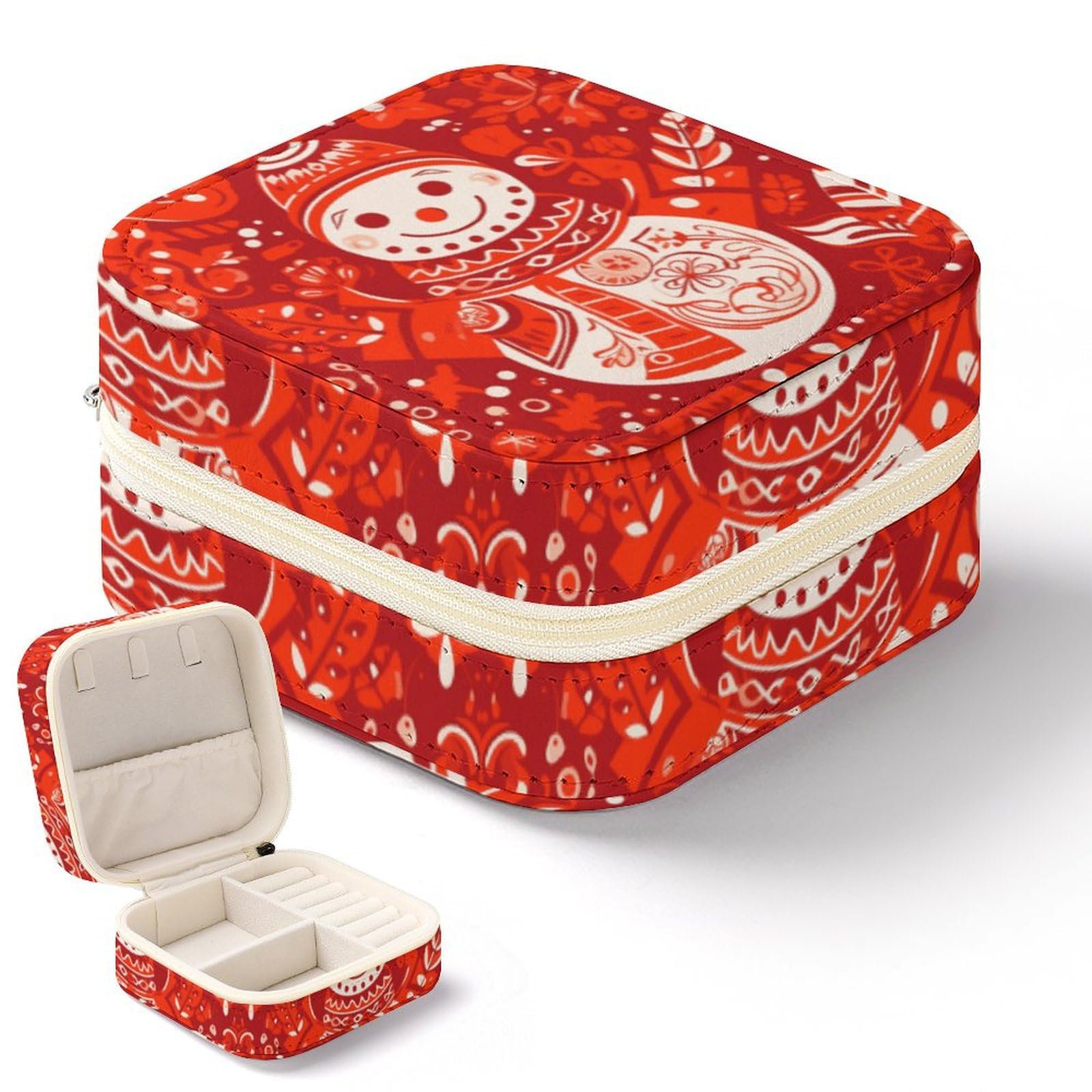 Boîte à bijoux de voyage en cuir pour transporter vos boucles d'oreilles sans risque