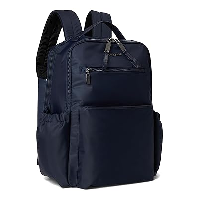 Baggallini Tribeca Expandable Laptop Backpack Backpack Bags French Navy