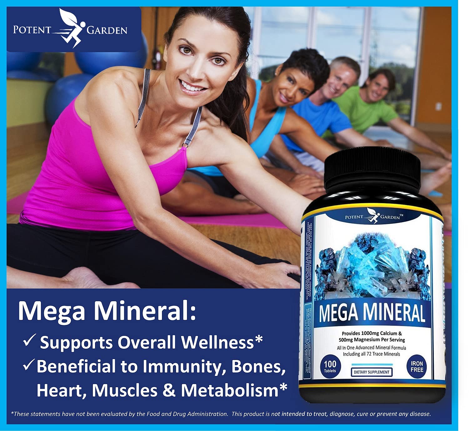 Potent Garden Mega Mineral Supplement Complete Mineral Complex with