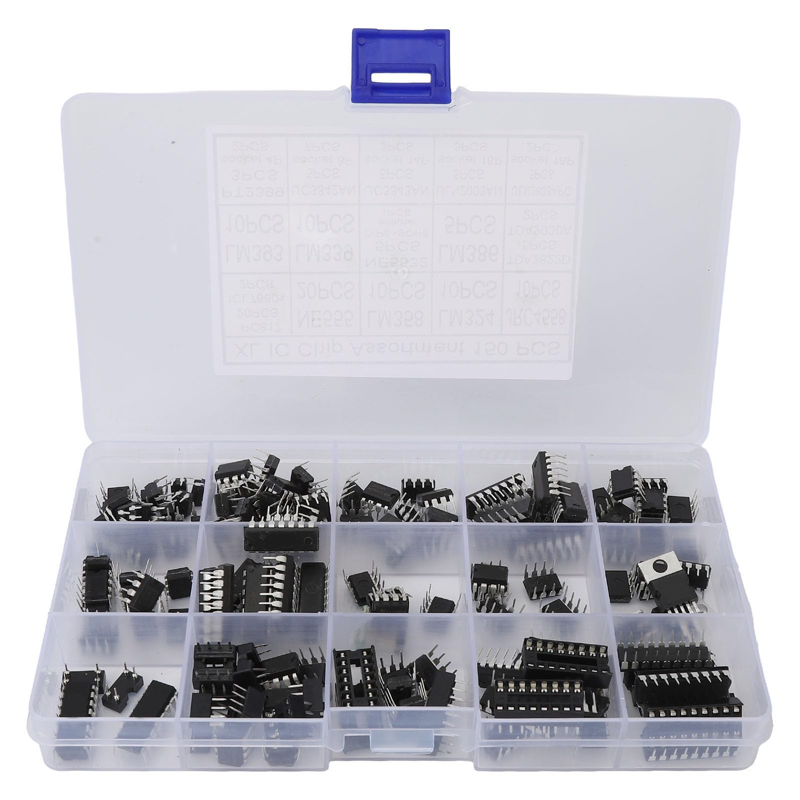 Amazon | 150 個統合 XL IC チップ詰め合わせキット電子機器用 