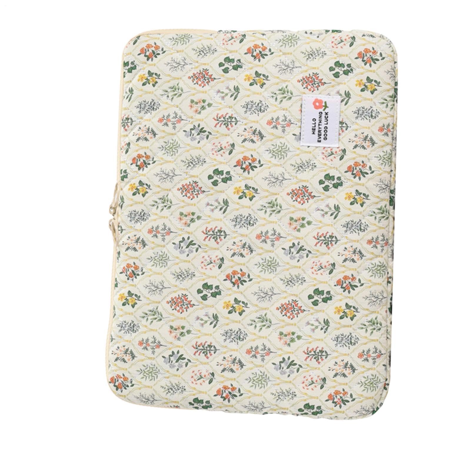 Protectora para computadora portátil de 35,6 cm bolsa floral mujer 8