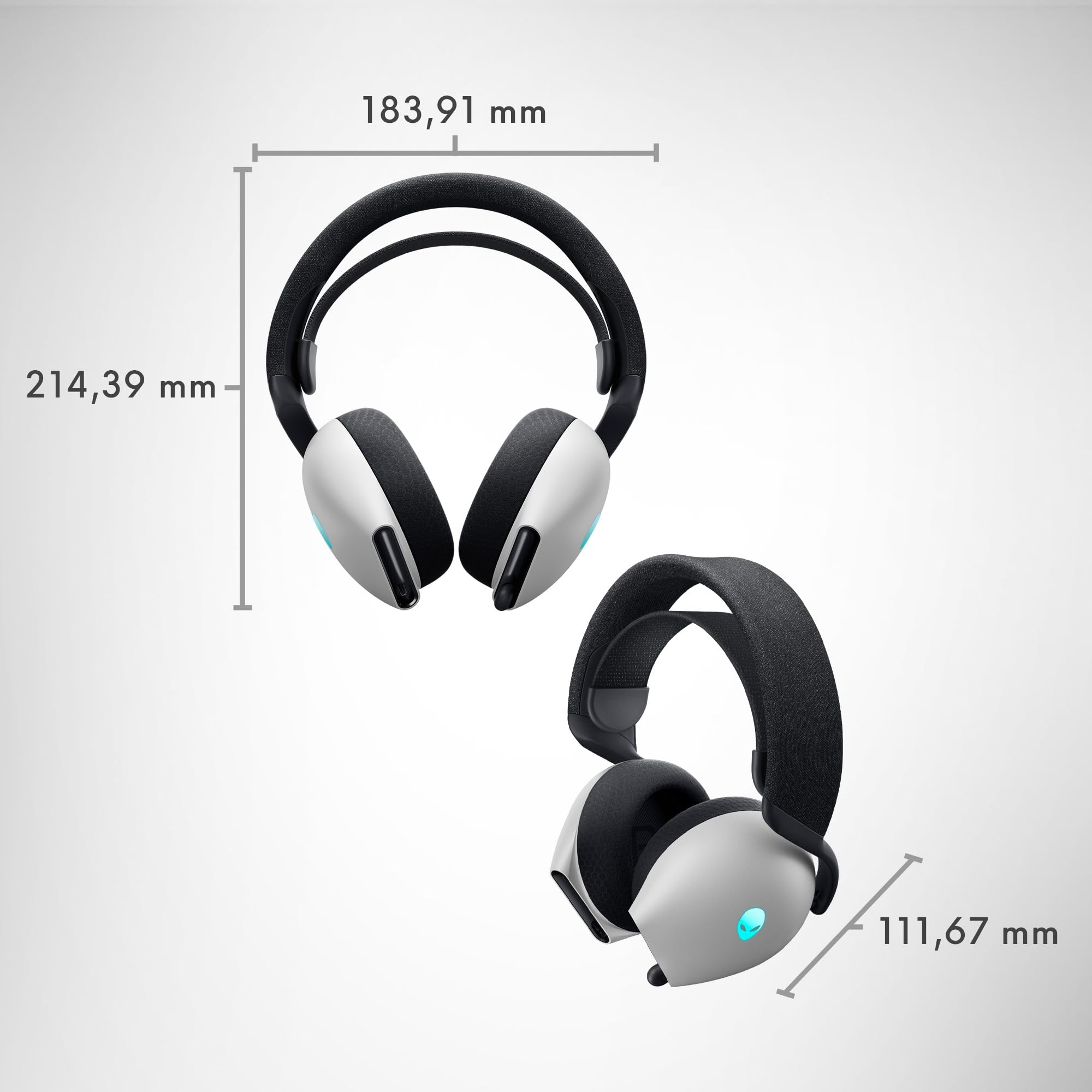 Cuffie Alienware dual-mode senza fili per il gaming - AW720H