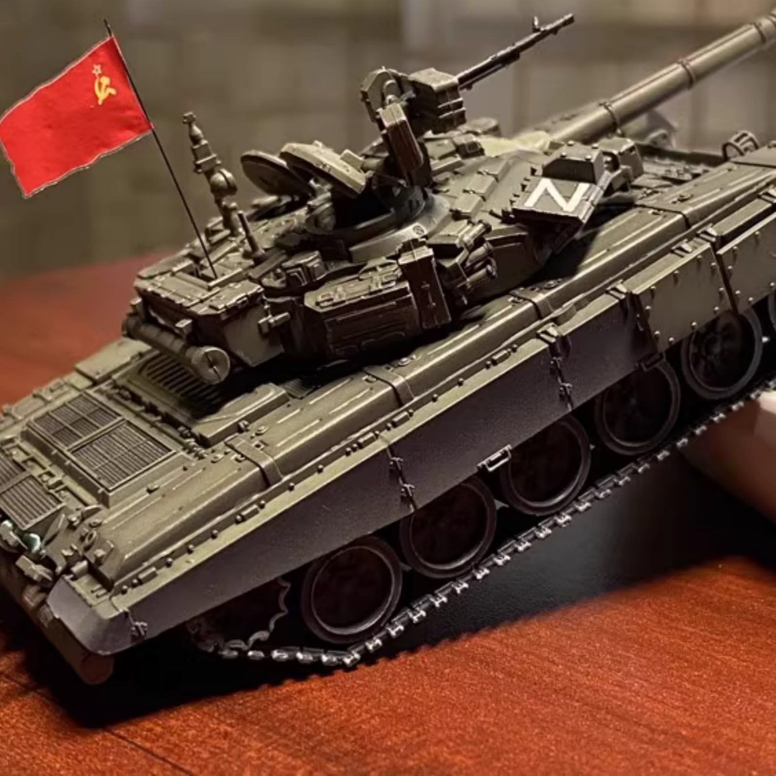 TECKEEN 1:72 Alloy Special Military Operations T-90A Main Battle Tank Military Science Exhibition Model