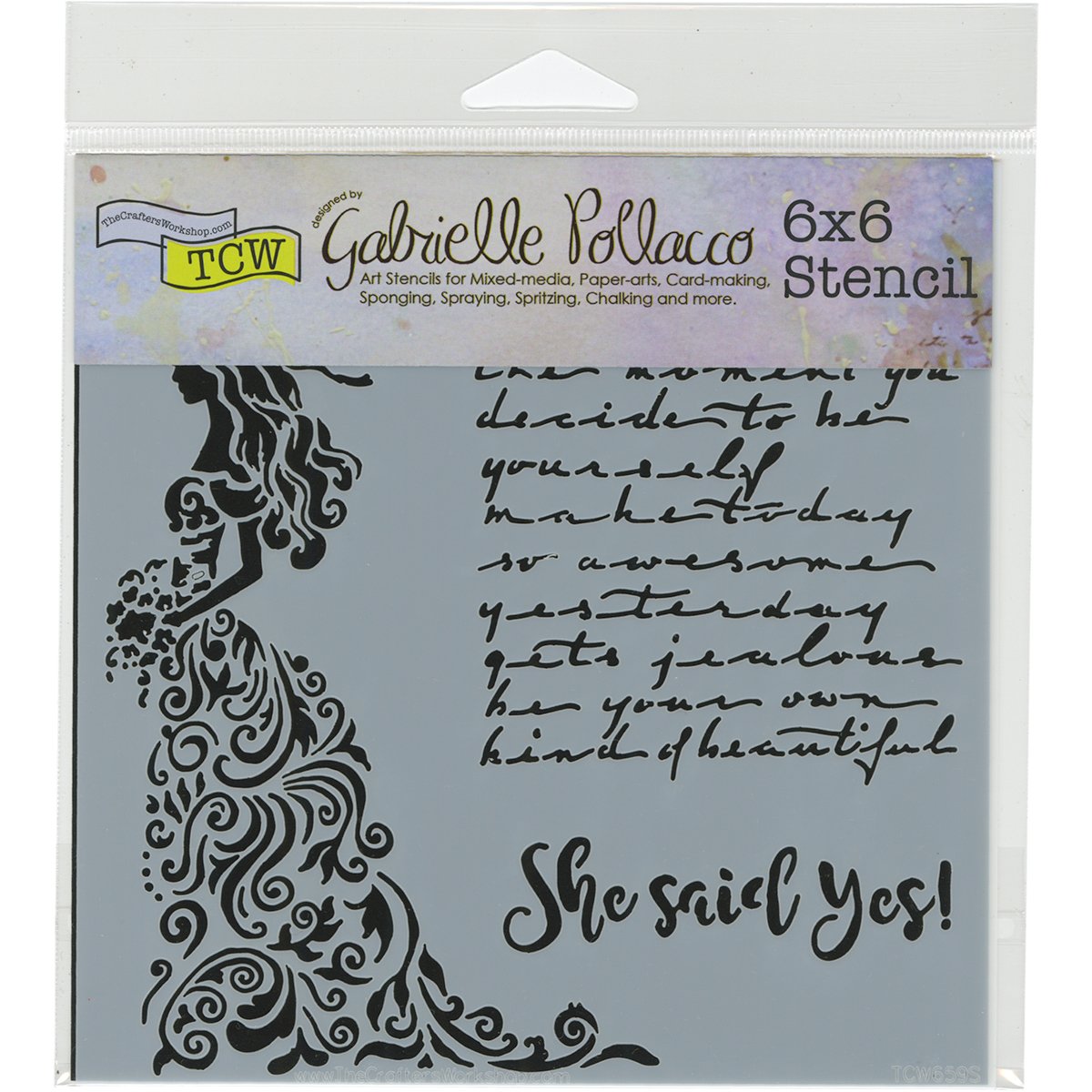 The Crafter's Workshop Multi-Colour Crafters Workshop Template, 18.03 X 15.24 X 0.07 Cm