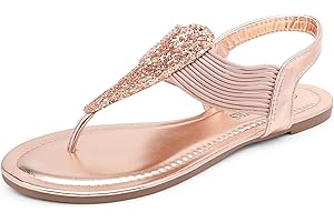 Women's Elastic Strappy String Thong Ankle Strap Summer Gladiator Sandals Size 11