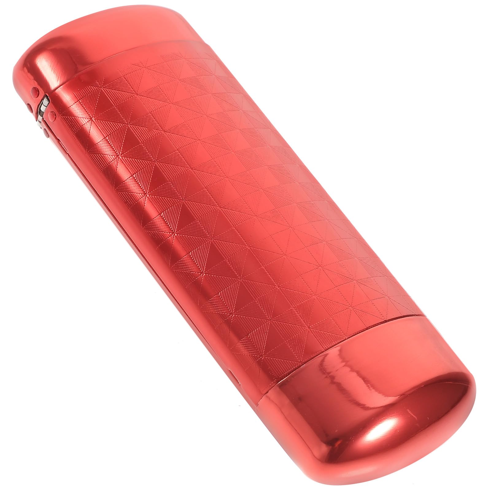 Theaque Unisex Red Sunglasses Case Aluminum Hard Shell Metal Spectacles Box Eyeglasses Case For Women & Men (Red)