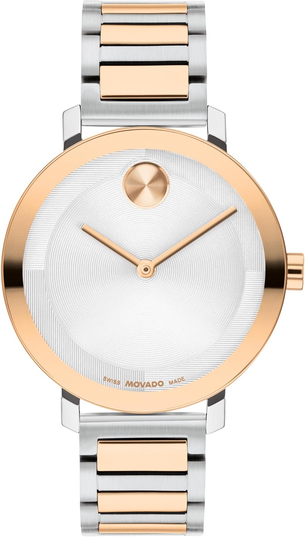 Bold Evolution 2.0 Women's Watch - Swiss Quartz Movement, Stainless Steel Link Bracelet - 3 ATM Water Resistance - Luxury Fashion Timepiece for Her - 34mm