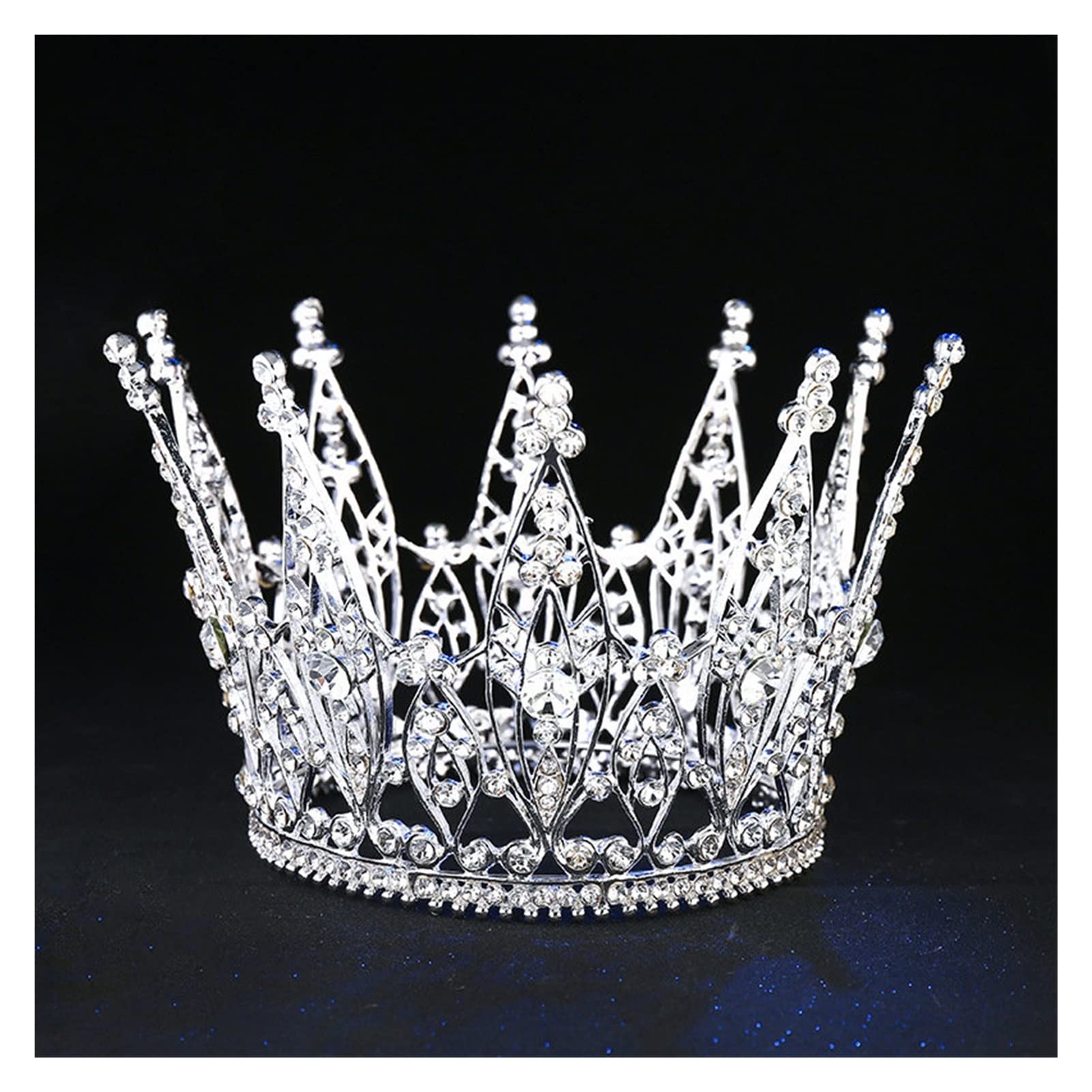 Corona de comunión para niñas y tiara de strass para quinceañeras 5
