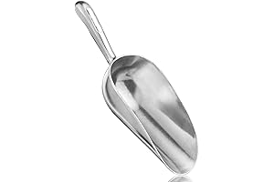 Cast Aluminum Utility Scoop - 5-Ounce, The Perfect Choice for Ice and Salt