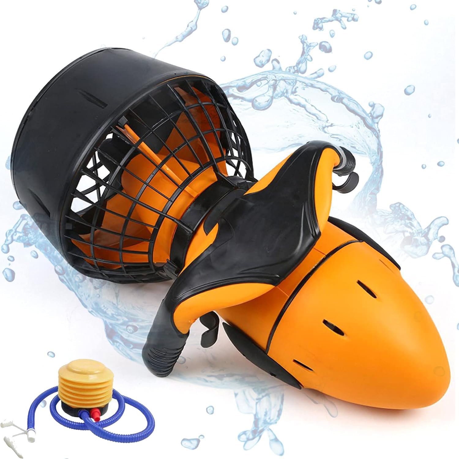 Vehículo Submarino de propulsión de Buceo Sea Scooter, Seascooter Submarino de 300W/500W, un Potente Refuerzo de Buceo y natación para Aventuras acuáticas inolvidables 500W