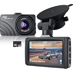 Monitores Para Vehiculos Dash Cam Cámara frontal 1080P Dash Cámara de coche con tarjeta SD 32G gratis, Full HD Dashboard Camera Dashcam para coches, sensor G, monitor de estacionamiento
