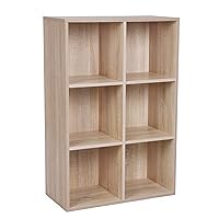VASAGLE Libreria a 6 Cubi, Scaffale Espositore per Decorazioni