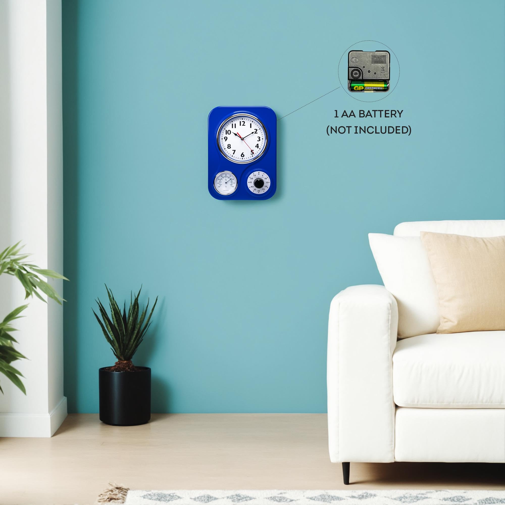 Amazon.com: Lily's Home - 9.5 Inch x 12.5 Inch- Retro Kitchen Wall