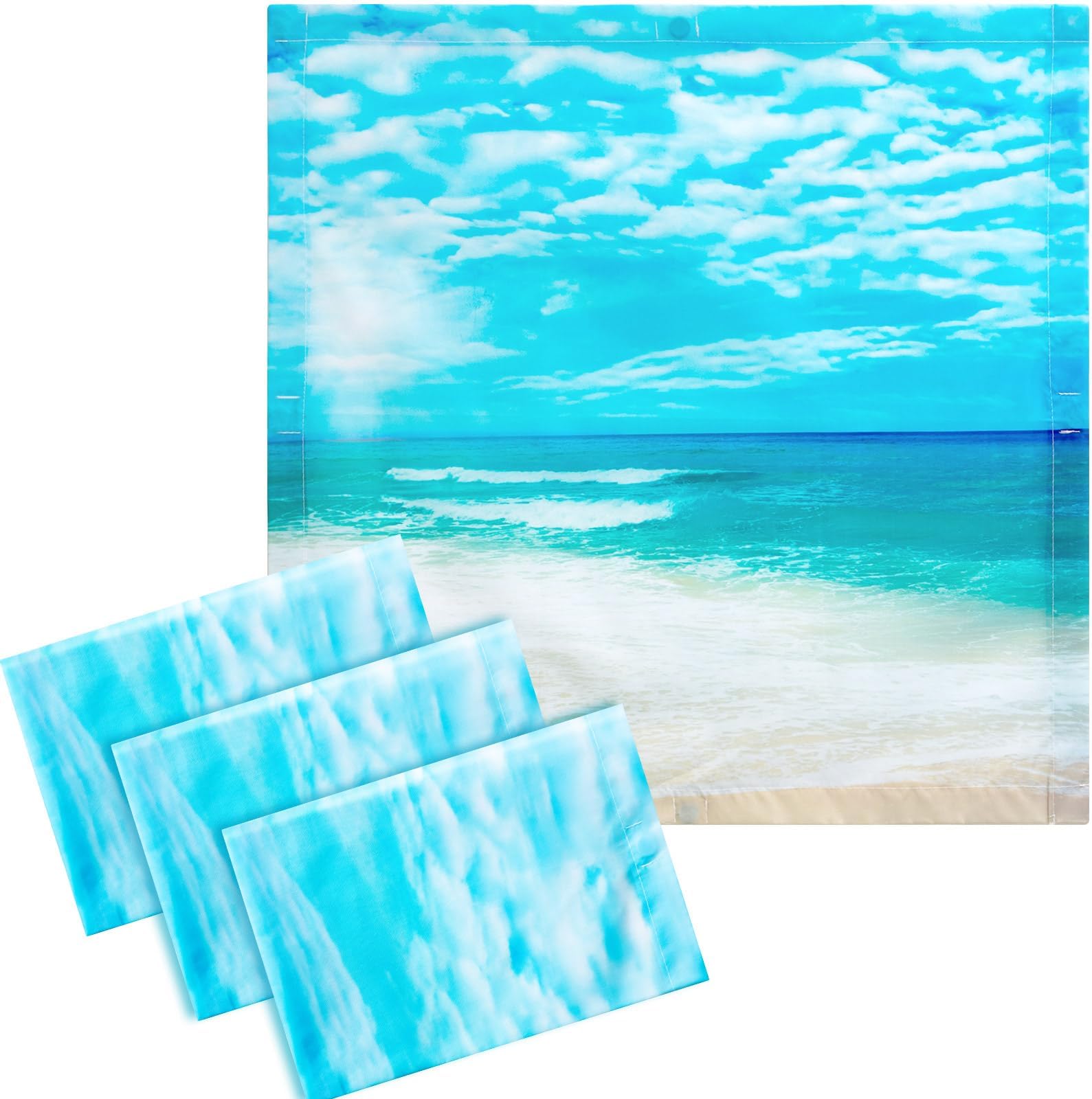 VIHOSE 6 Pcs 2 x 2 ft Fluorescent Light Covers for Ceiling Lights Light Cover with 8