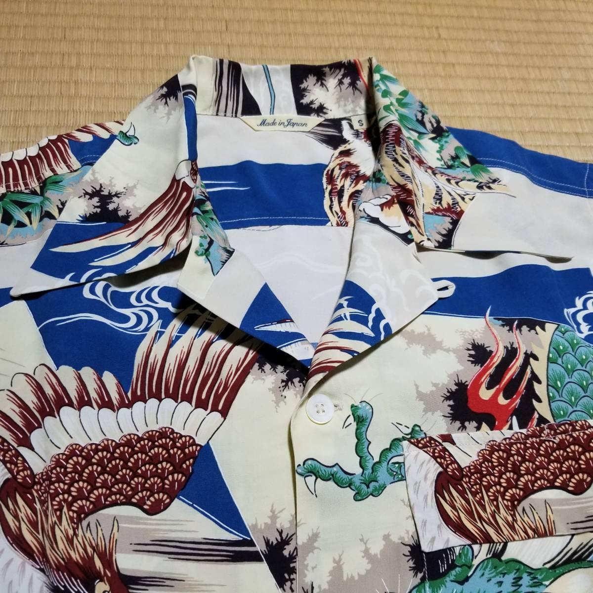 美品　サンサーフ　スペシャルエディション　鷲　虎　龍　獅子　和柄 Amazon.co.jp: SUN SURF サンサーフ S アロハ 鷲 虎 龍 獅子 和