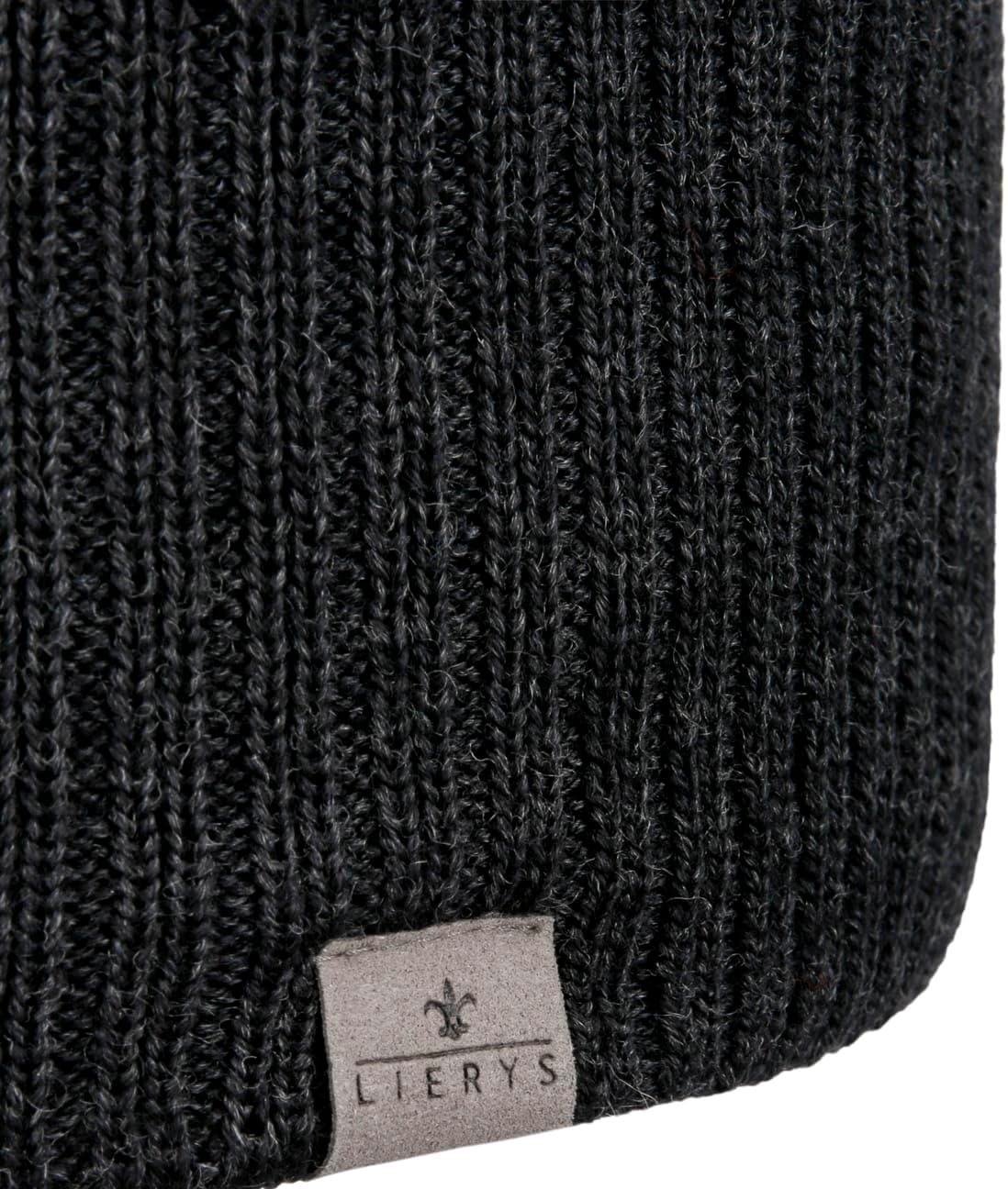 Lierys KNITH Fine Rip Merino Beanie Fleece Lined Men Autumn Winter - Image 7