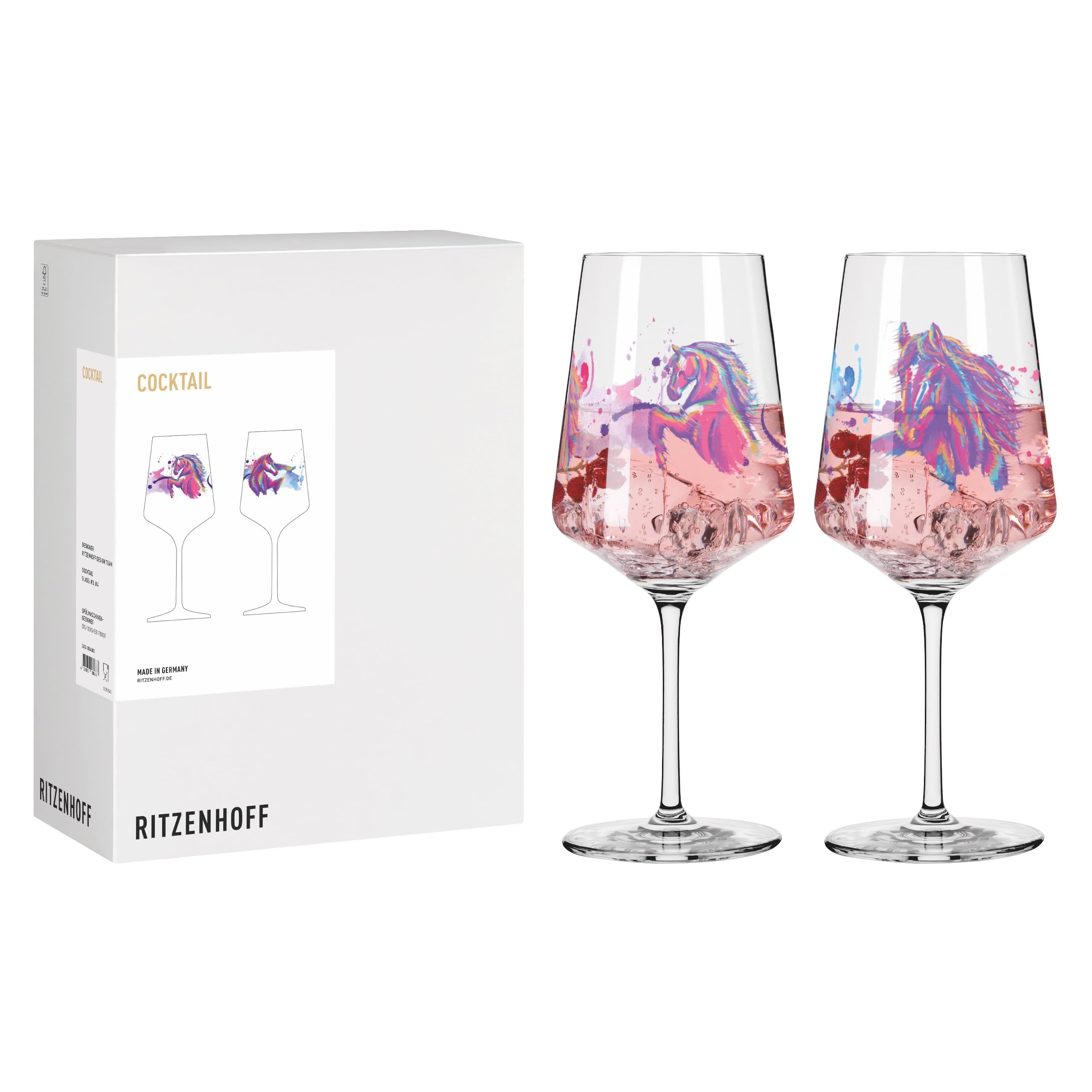 RITZENHOFF Cocktail-Glas 2er-Set - 500 ml - Made in Germany