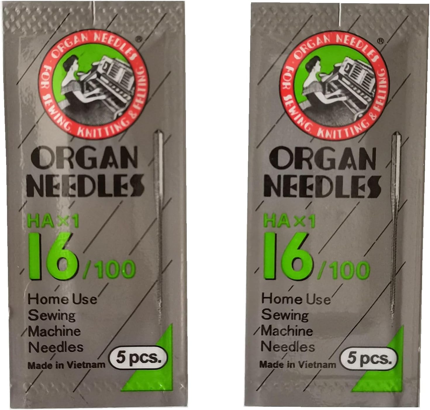 10PCS /Pack/Size Organ Flat Shank 15X1 HAX1 130/705H Size 8,11,12,14,16,18,21,22 for Choose Home Sewing Machine Needles Brother Singer (22)