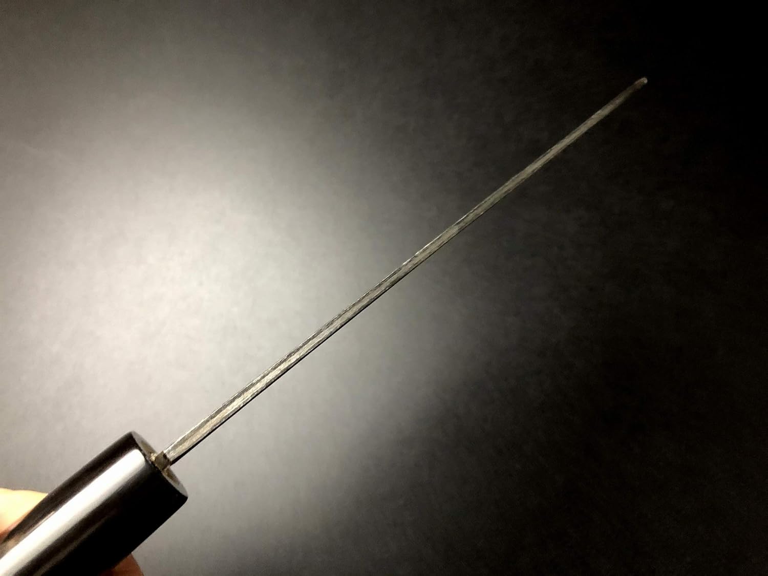 Japanese Chef's Knife ARITSUGU Black Santoku Blue Steel 180 mm 7.08" Forged Personalize Name Saya