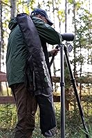 Vista 7 de Fanaue Funda de trípode con compartimentos, 39.4 x 9.8 x 9.8 pulgadas, bolsa de trípode resistente con correas para el hombro, funda de transporte