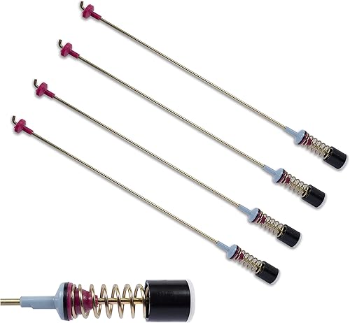 Amortiguador de varilla de suspensión de 4 arandelas reemplaza para Samsung WA45M7050AW/A4 WA5451ANW/XAA WA45N3050AW/A4 WA45T3200AW WA45T3400AV