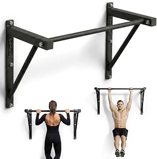 Rage Fitness R2 Heavy-Duty Wall Mounted Pull Up Bar - 500 lbs Capacity, 36" Clearance for Home Gym Chin-Ups & Core Workouts