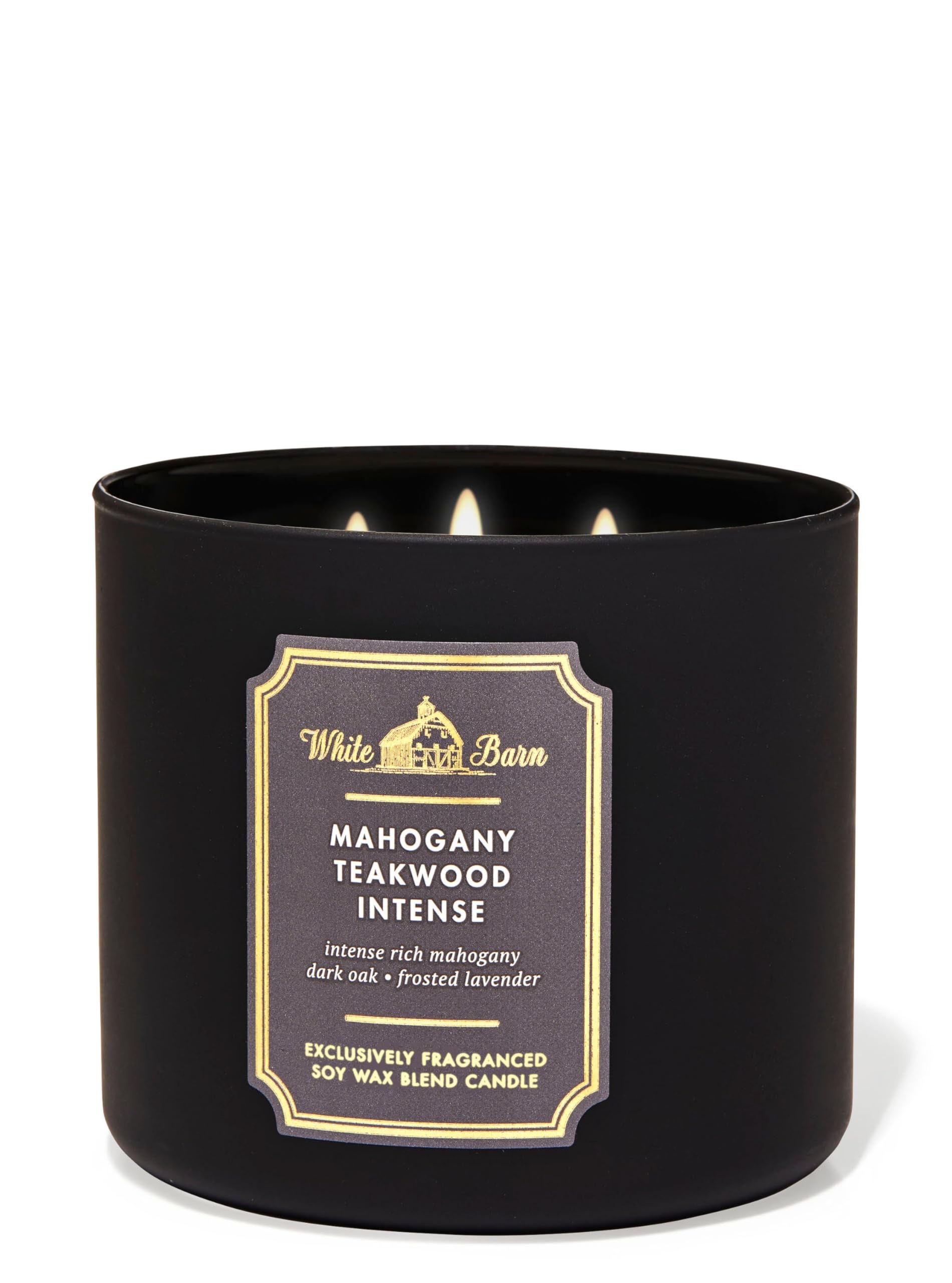 Bath and Body Works 3-Wick Candle Mahogany Teakwood High Intensity 14.5 oz / 411g