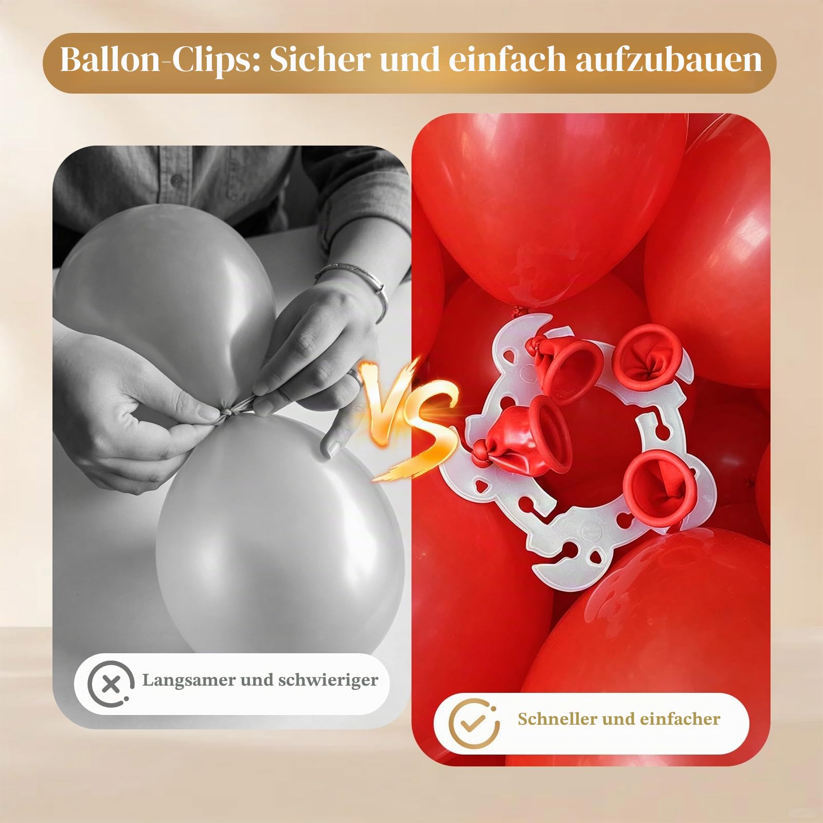 Tischstange Dekostange, QCGNIUI Metall Verstellbar Tischbogen mit Klemmen 40CM-120CM Hoch 80CM-250CM Länge Tischgestell Ballonständer für Hochzeit, Geburtstag, Party, Abschlussfeier