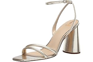 Women's Kia Block Heel Gold Sandal
