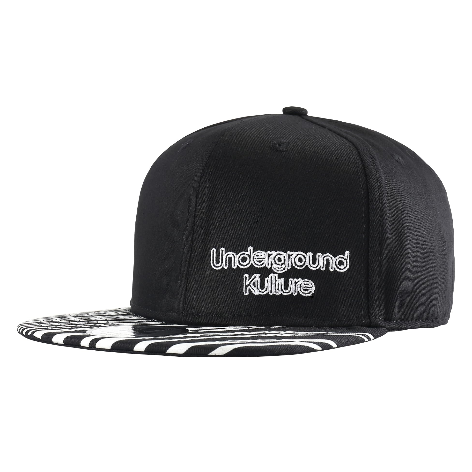Underground Kulture Men's Zebra Tropical Series Snapback Baseball Cap