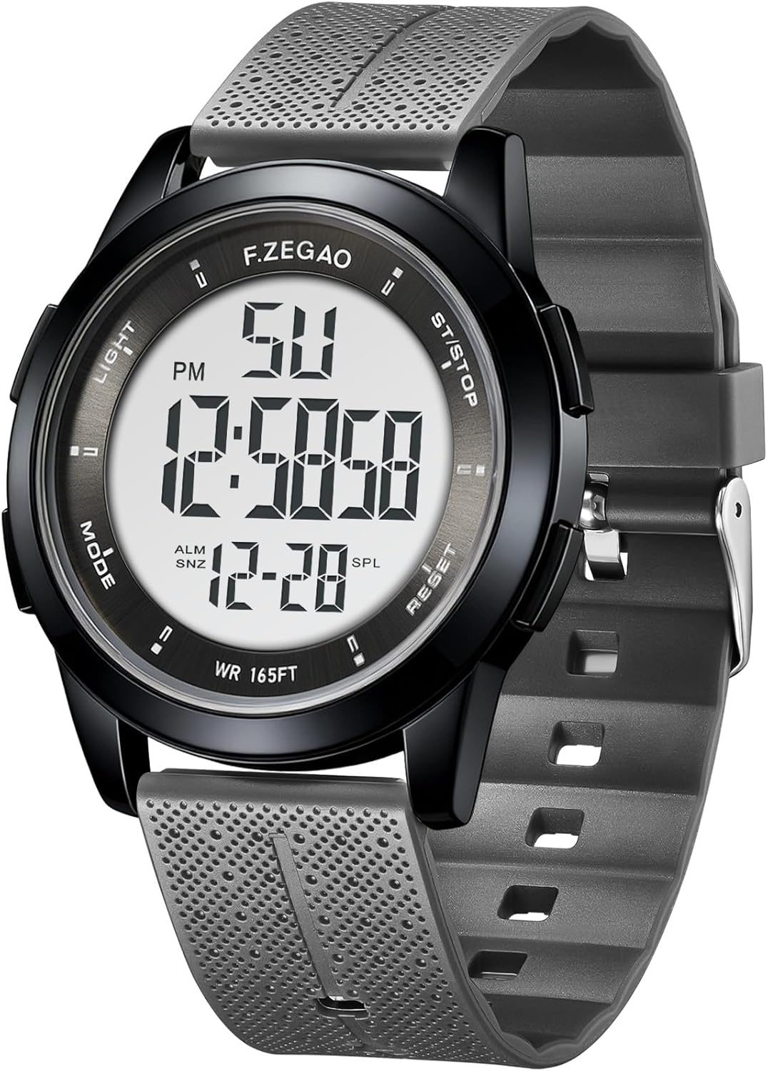 Metal Ultra-Thin Waterproof Digital Watch Men, Military Watches with Timer, Multi-Functions Sport Watches for Men